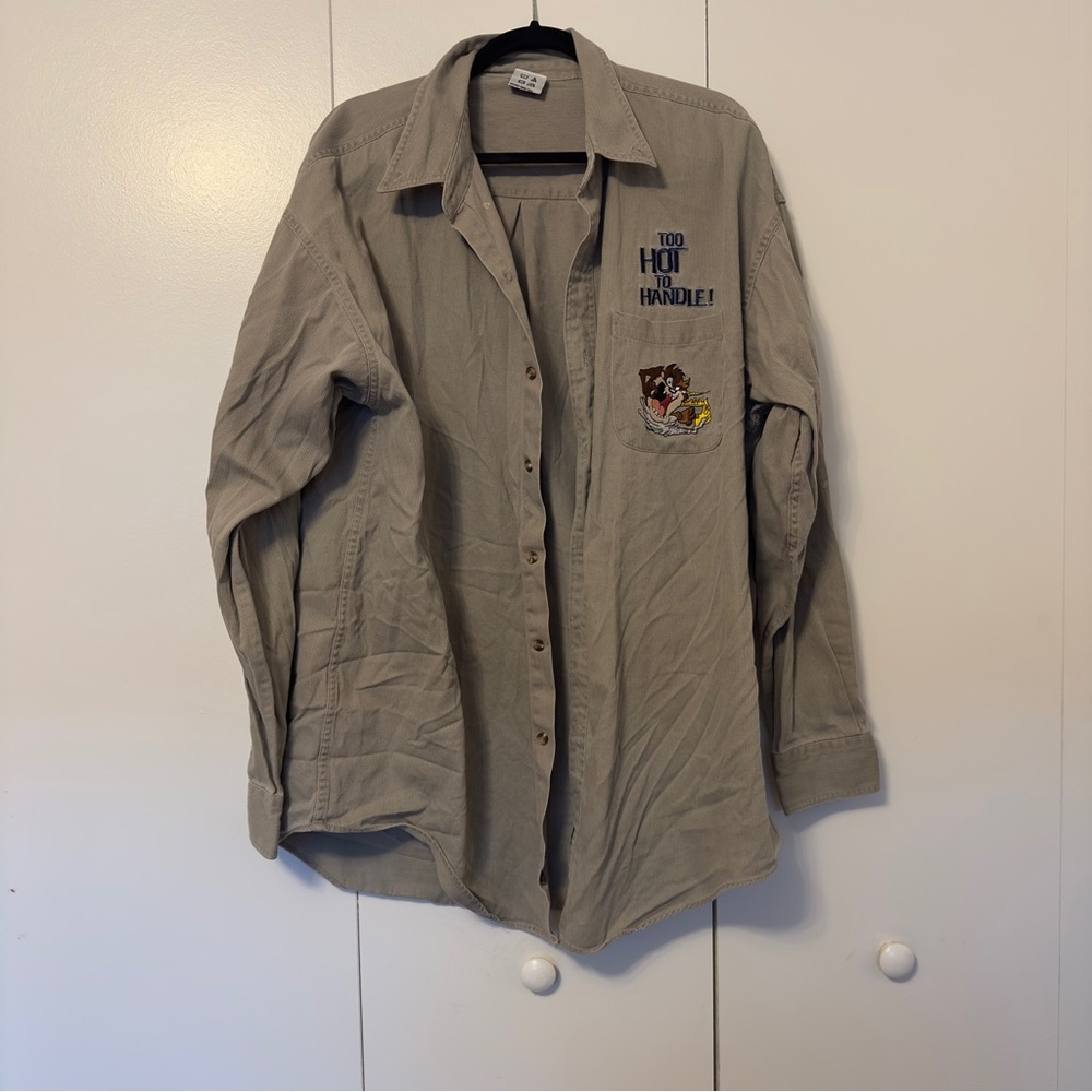 Warner Bros Studio Store “Too Hot to Handle” Button Down